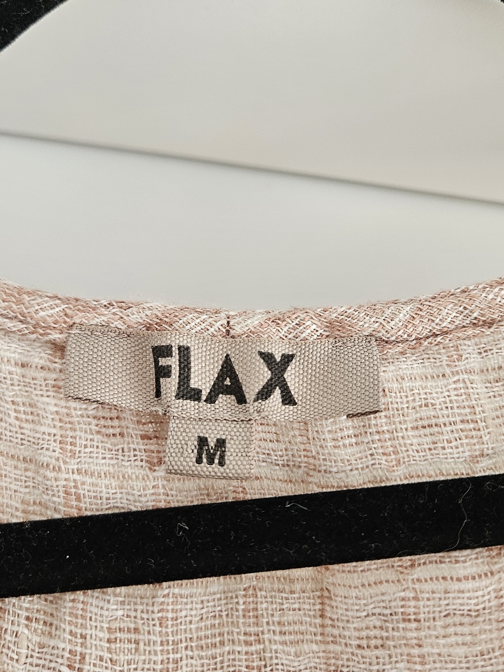 FLAX Women’s Sleeveless Textured Tank Top - Blush Pink - Picture 5 of 7